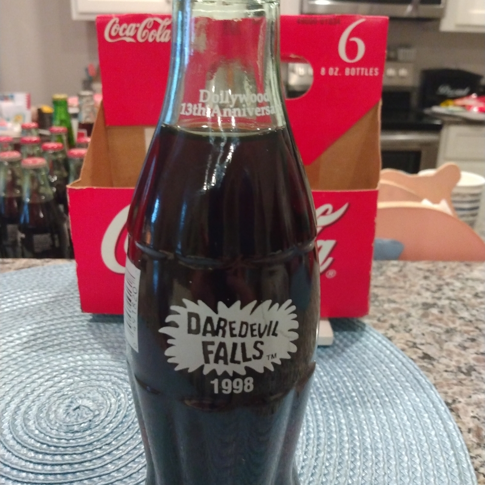 1998 13th Anniversary Dollywood Coke Bottle